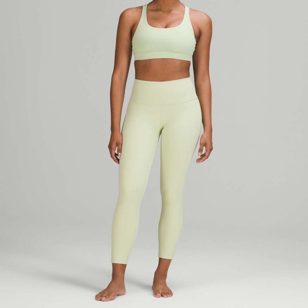 Lululemon Light Green High Rise‎ Wunder Under Leggings